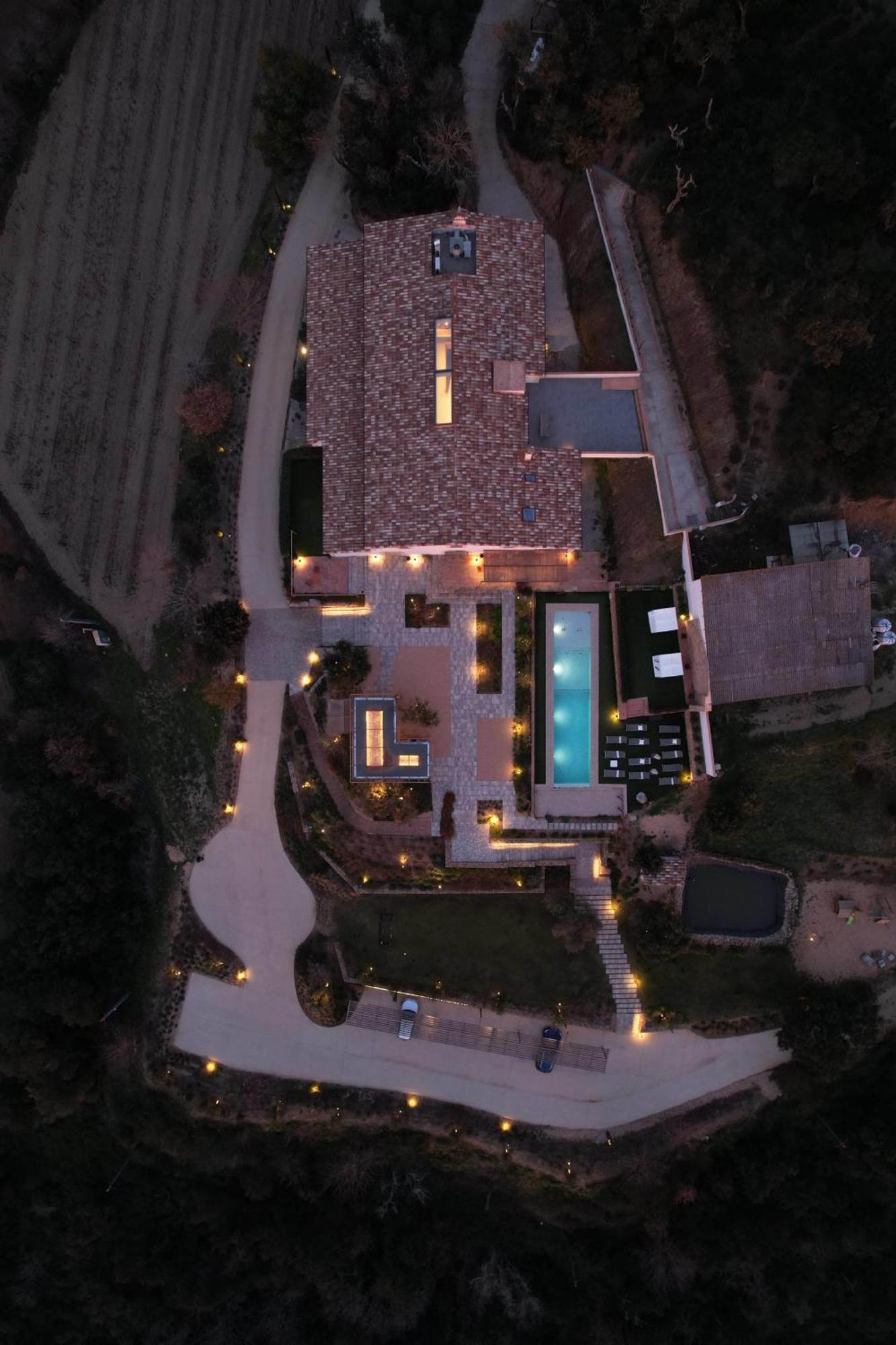 Can Bufi Espectacular Casa Con Piscina Interior Llagostera Exterior photo